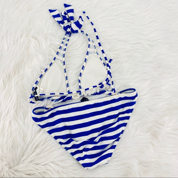Polo Ralph Lauren Nautical Striped Bikini blue M - Picture 8 of 10
